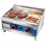 thumbnail of Gaskookplaat/bakplaat in hardchroom 60 cm WORLDMAI voor de horeca. Tafelmodel bakplaat voor bar- en restaurantkeuken.