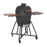 thumbnail of Tarrington House Kamado houtskoolbarbecue Naggado, Ø 47 cm, Divide&Conquer kooksysteem, opbergtafel, verrijdbaar, keramisch/roestvrij staal, mat zwart