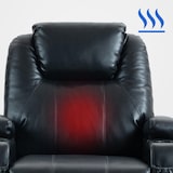 thumbnail of Sillón Galena con función de masaje Simil cuero/Negro