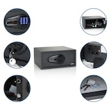 thumbnail of Safe / Tresor SAFE COMPACT I 25,5l mit LED Display schwarz hjh OFFICE