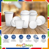thumbnail of DayBays 50 Stk. Smoothie Becher 300ml Ø95mm Shakebecher 0,3L transparent RPET
