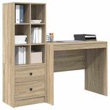 thumbnail of vidaXL Schreibtisch mit Schubladen 2 pcs Sonoma-Eiche