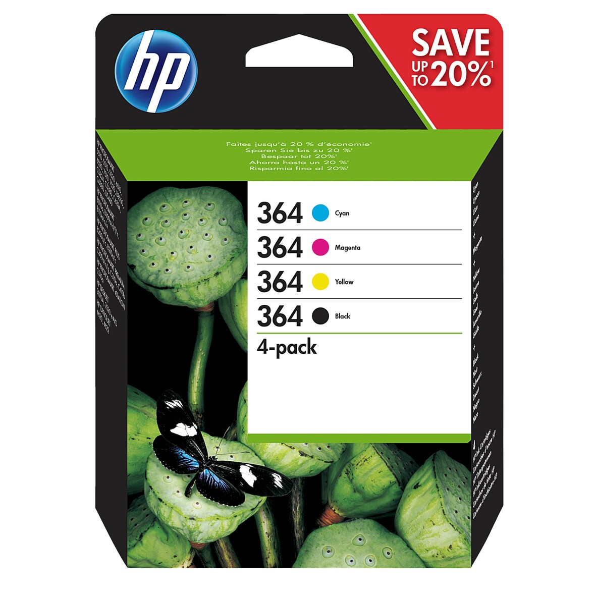 HP 364 inkt cartridge 4-pack bkcmy blis