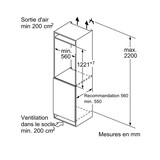 thumbnail of Réfrigérateur intégrable 1 porte 4 étoiles KIL42NSE0