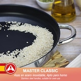 thumbnail of Alza ® Classic Master paellera, 26 cm de diámetro superior, fabricada en Acero Inoxidable 18/10, antiadherente triple capa