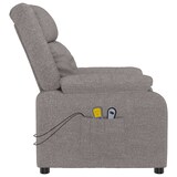 thumbnail of vidaXL Massagesessel Elektrisch Taupe Stoff