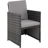 thumbnail of tectake Salon de jardin PALMA 12 places avec housse de protection, variante 2 - gris/gris clair - 404394