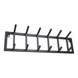 thumbnail of LOFT42 Garderobenständer Jaimy Single – Schwarz – Metall – 6 Doppelhaken – 80 x 24 x 12 cm