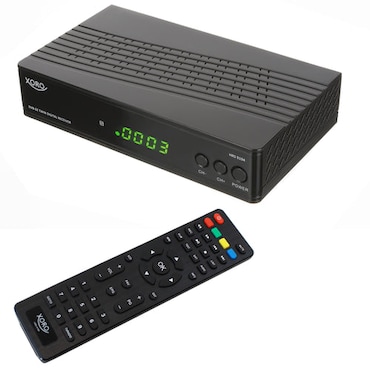 XORO HRS 8689   Digitaler Satelliten Receiver mit 2 in 1 Fernbedienung, unterstützt Unicable 1/2