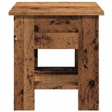 thumbnail of Mesa de centro madera ingeniería madera envejecida 40x40x42 cm