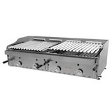 thumbnail of Barbacoa doble parrilla elevable en acero inoxidable Maiser