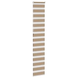 thumbnail of vidaXL Doppelrollo Sandbraun 50x230 cm Stoffbreite 45,9 cm Polyester