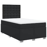 thumbnail of vidaXL Boxspringbett mit Matratze Schwarz 120x200 cm Kunstleder