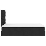 thumbnail of vidaXL Ottoman-Bett mit Matratze & LEDs Schwarz 120x190 cm Stoff