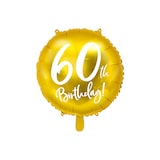 thumbnail of 60. Geburtstag Folienballon gold