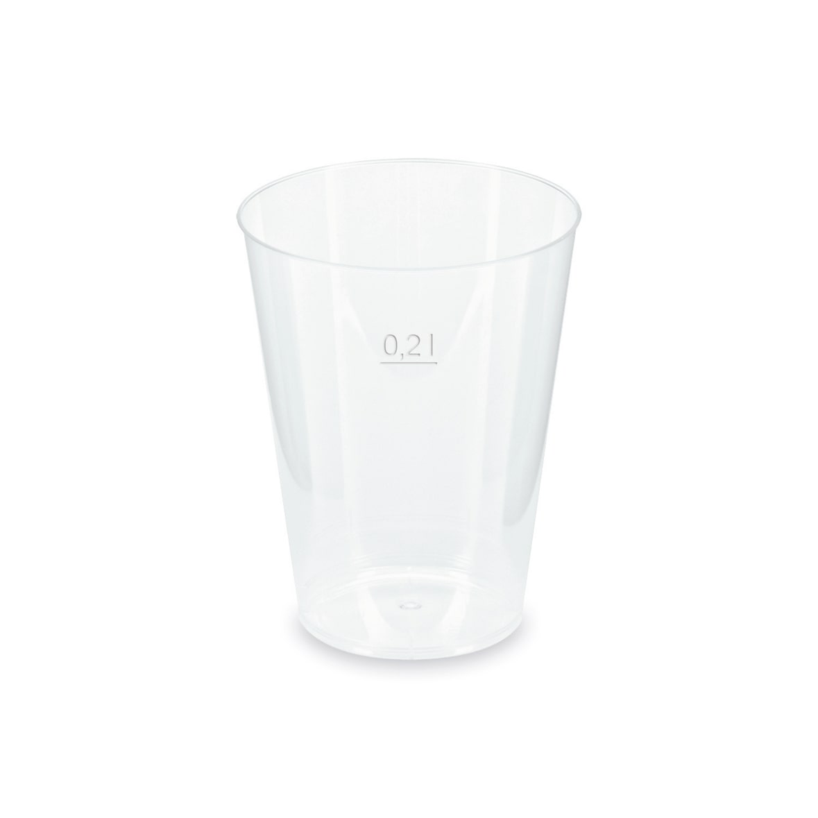 DeinPack 40 Mehrwegbecher 200ml Made in Germany  Getränkebecher mit Eichstrich  wiederverwendbar