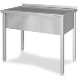 thumbnail of Stalgast Edelstahl Topfspüle mit einem Becken, 700x700x850 mm, 300 mm Beckenhöhe, mit Aufkantung, verschweißt