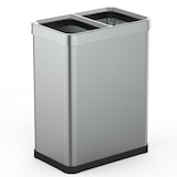 thumbnail of Kitchen Move Papelera de reciclaje 2x30L TALLIN inox open top Acero inoxidable Plata