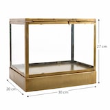 thumbnail of LOFT42 Showy Glazen Display Box Antiek Messing - Metaal - (27x30x20)