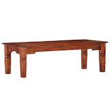 thumbnail of Table basse 110 x 50 x 35 cm Bois d'acacia solide Modèle Atlas Infinite Nordique