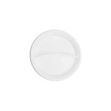 thumbnail of Commerline 2000 Stück 2-geteilt Mehrwegteller Plastikteller Kunststoffteller