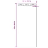 thumbnail of vidaXL Verduisterende gordijnen Puur Wit Polyester