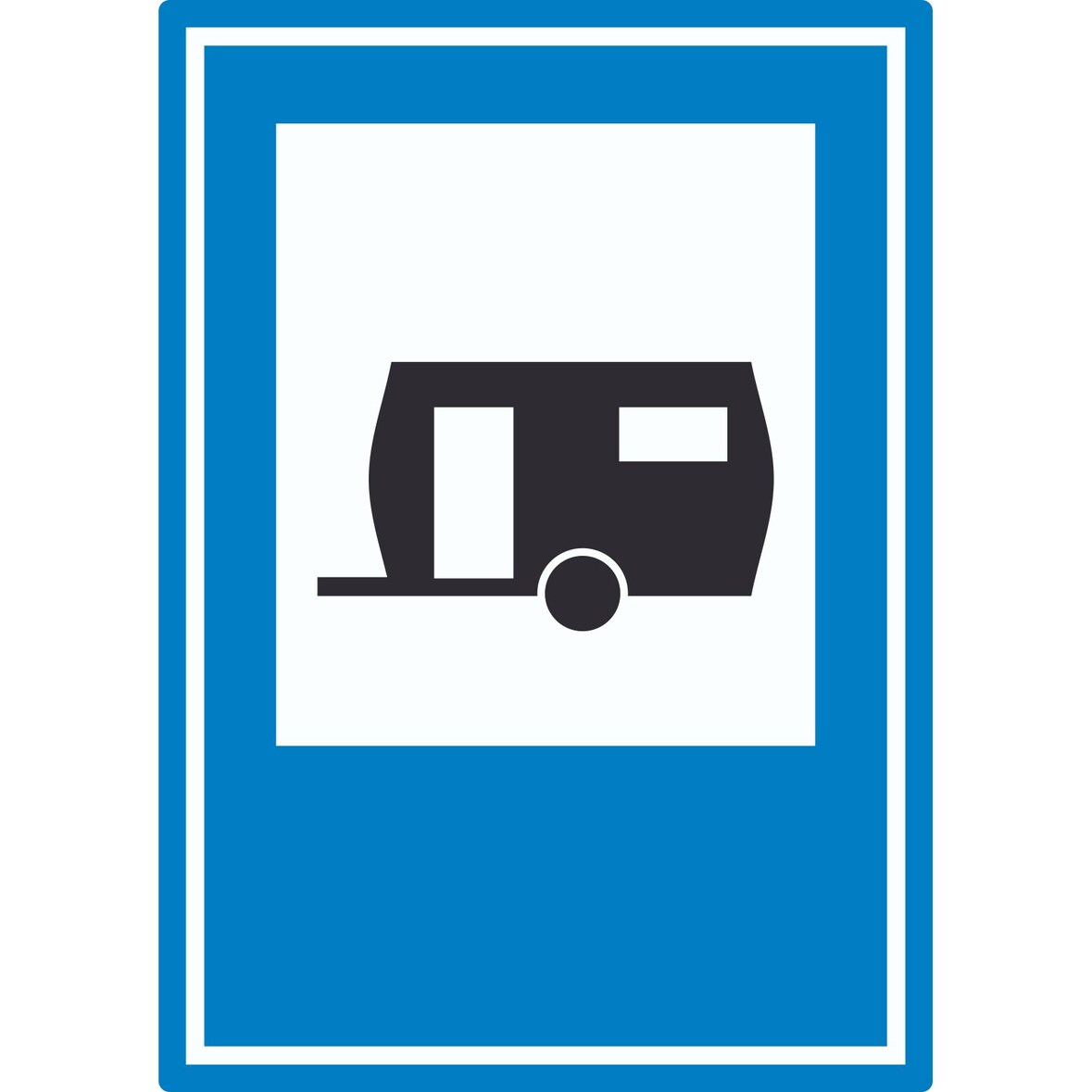 Wohnwagen Aufkleber A4 (210x297mm)