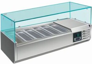 Saro Aufsatzkühlvitrine Modell EVRX 1400/330
