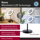thumbnail of Paulmann Miroir cosmétique LED Masua  IP44  White Switch 55lm 230V 4W  Noir mat 71151