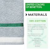 thumbnail of Benetton - Toalha de Mãos 50x90cm 100% Algodão Cinza com Listras Neutral