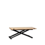 thumbnail of KLAST Mesa de centro elevable y extensible en madera de roble con pata negra Tapi
