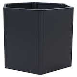 thumbnail of Canteiro elevado HWC-P64, canteiro elevado de metal para vegetais/plantações, floreira de jardim em aço 77x100x88cm ~ antracite