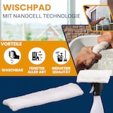 thumbnail of Sommertal Fenstersauger Set mit Sprühflasche & Mikrofaserpad – Akku Fensterreiniger 1600Pa, 25 Min Laufzeit, 250ml Tank