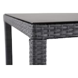 thumbnail of METRO PROFESSIONAL Mesa de exterior Balsario, alumínio/rattan PE, 90 x 90 cm, retangular, cinzento