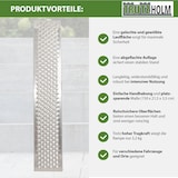 thumbnail of TRUTZHOLM 1 x Alu Auffahrrampe 150 x 21,5 cm 200 kg rutschhemmend starr Fahrradrampe Verladerampe