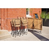 thumbnail of METRO PROFESSIONAL Silla plegable con reposabrazos Baviera set de 2, acero/madera de acacia, natural/negro