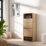 thumbnail of Schuhschrank, Platzsparender Schrank, 60x35x145 cm, Schlafzimmer, Kleiderschrank, Modern Style, Eiche - 458_1