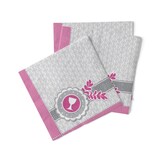 thumbnail of Sovie HORECA Serviette Kelch-Taube in Pink aus Tissue 33 x 33 cm, 100 Stück - Kommunion Konfirmation Taufe