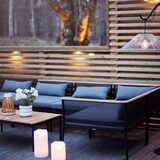 thumbnail of XXL Kerze Kunststoff flackernd H:20cm für Balkon Terrasse Garten weiß