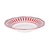 thumbnail of Assiette creuse Napoli rouge 22 cm x6 -  Rond Porcelaine Table Passion 23.00x23.00 cm