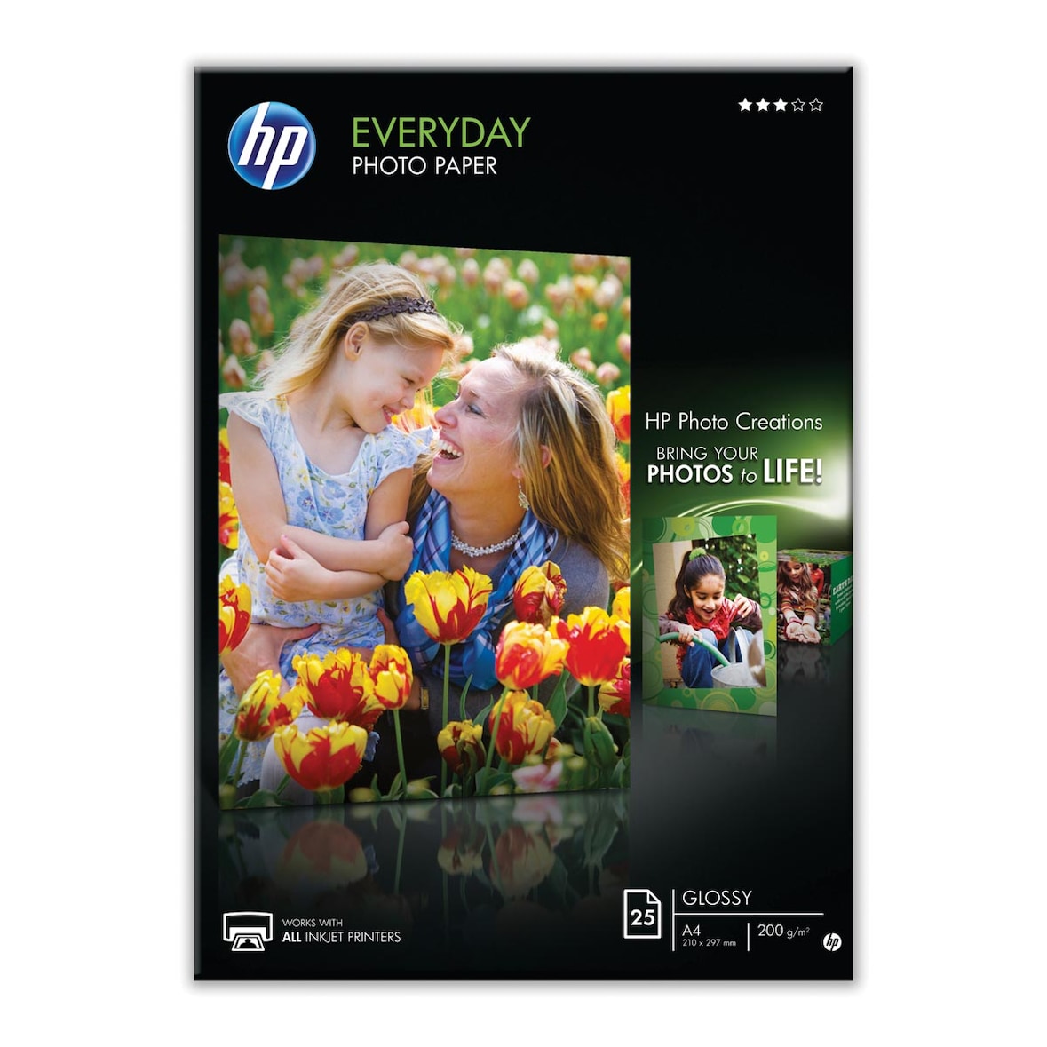 Fotopapier DIN A4, glossy 200g/m², für Inkjet Drucker