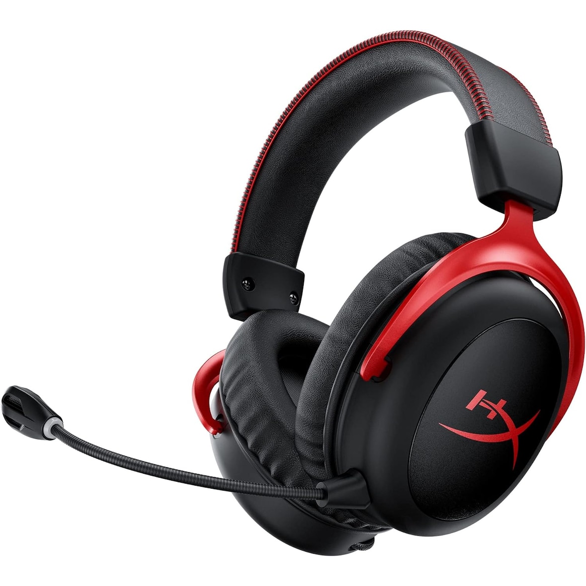 HyperX Cloud II Wireless Over-ear Gaming Headset, für PC, PS4, Nintendo Switch - Schwarz/Rot