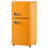 thumbnail of Merax Retro Mini Kühlschrank mit Gefrierfach, 60L, 2 Türen, 88,8 cm, kompakt für Single, Büro & Hotel Minibar, 102 kWh/Jahr, Gelb