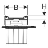 thumbnail of Geberit Duschrinne CleanLine 20 Edelstahl 30-90 x 4,3 cm