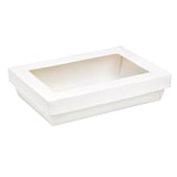 thumbnail of PACKNWOOD - 200uds - Caja rectangular blanca con tapa ventana 225x155x50mm - 210KARECWH2215