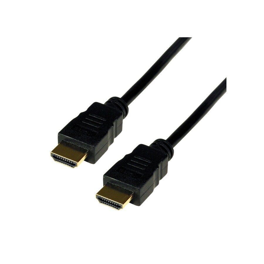 MCL - Câble HDMI 1080P haute vitesse 3D avec Ethernet mâle / mâle - 1m