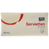 thumbnail of aro Cellulose servetten, 33 x 33 cm, 1-laags, champagne, 500 stuks