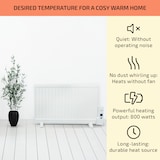 thumbnail of Wallander Ölradiator 800W Thermostat Ölheizung ultraflach weiß Weiß