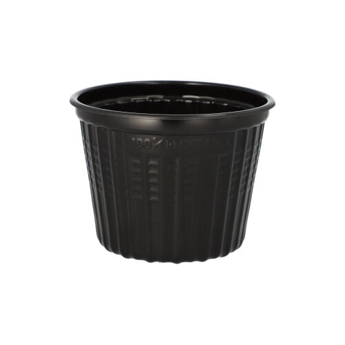 PAPSTAR, Snack- en soepbekers, PP 500 ml Ø 11,5 cm · 8,5 cm zwart