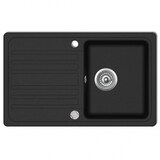 thumbnail of Granitspüle mit Abtropffläche Reversibel | vidaXL : Farbe - Schwarz